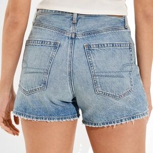American Eagle Highest Rise 90s Boyfriend Shorts Strigid Distressed 18 NWOT